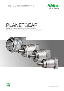 Katalog PlanetGear von Nidec Graessner